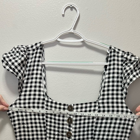 TRIXXI Dress Black & White Checkered - Picture 6 of 7